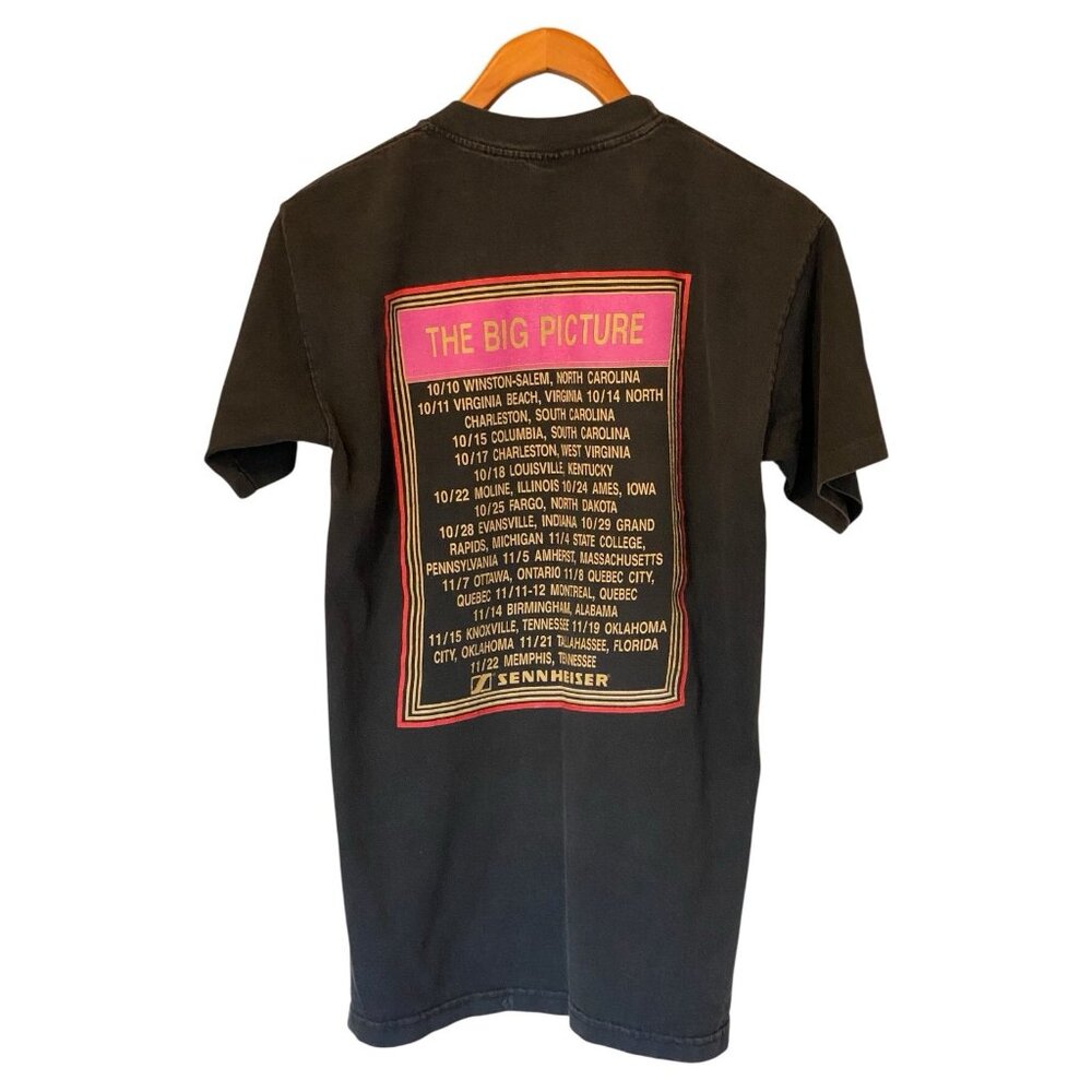 Vintage 1997 Elton John Big Picture Tour T-Shirt Adult M Black PolyGram Diva Pro - Picture 2 of 13